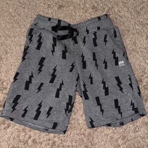 Gray Lightning Print boys Shorts